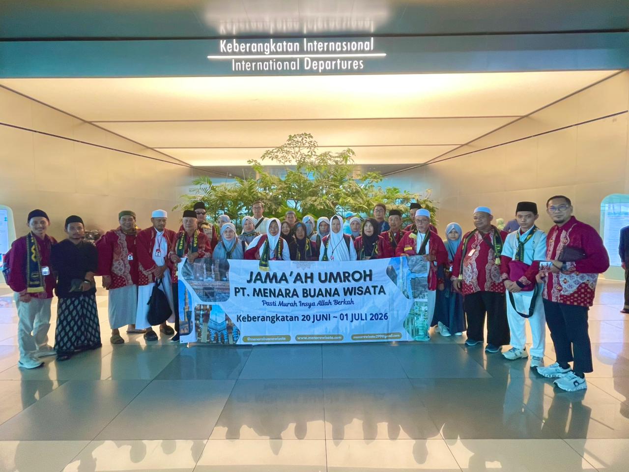 Keberangkatan Jamaah Umroh   Awal Musim, 20 Juni - 01 Juli 2026 