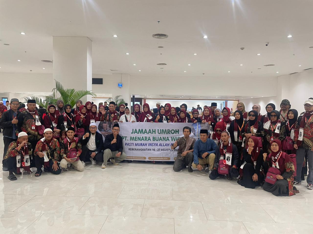 Keberangkatan Jamaah Umroh Kloter 16-27 Agustus 2025