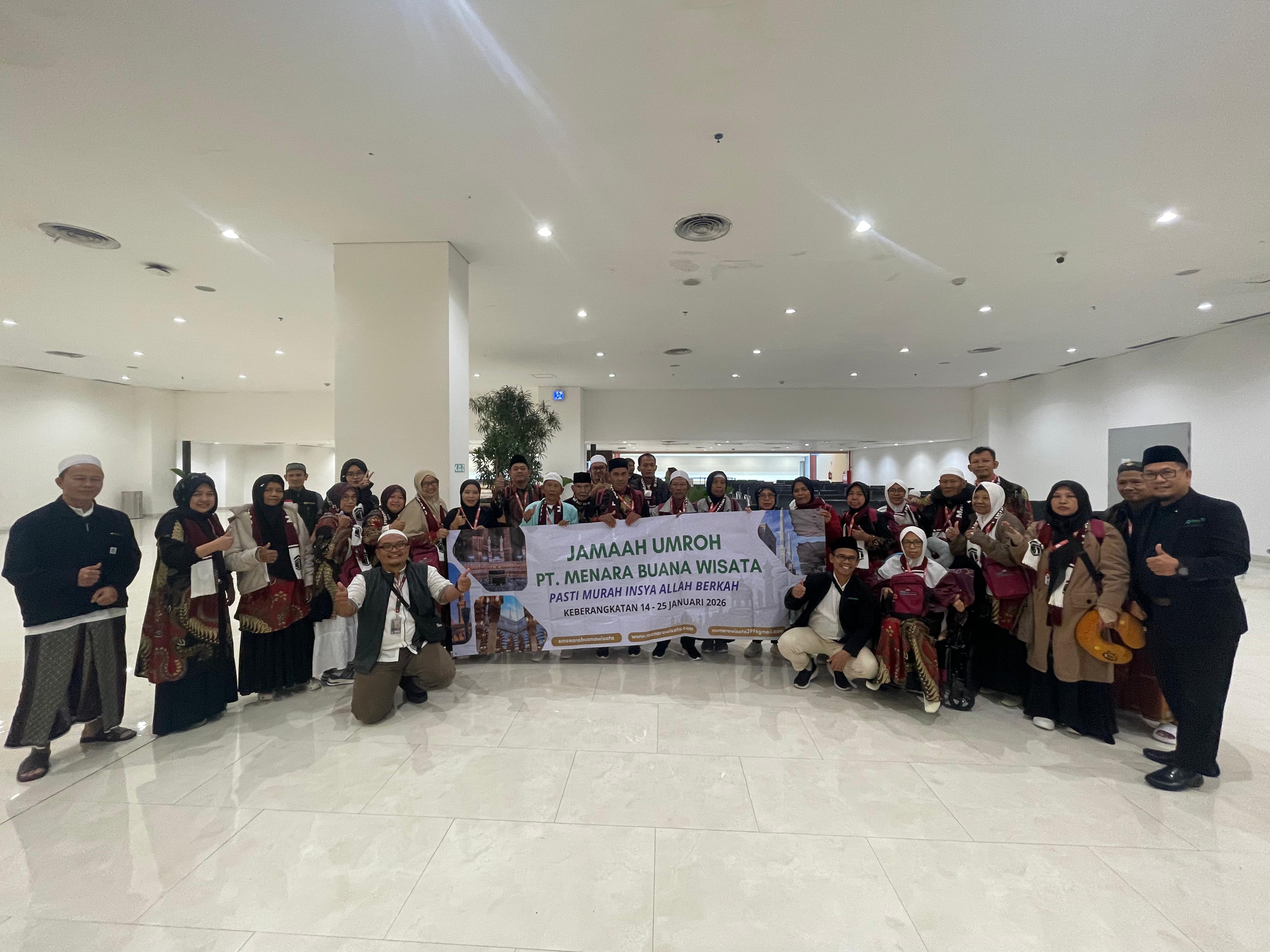 Keberangkatan Jamaah Umroh  Paket 12 Hari, 14 - 25 Januari 2026 