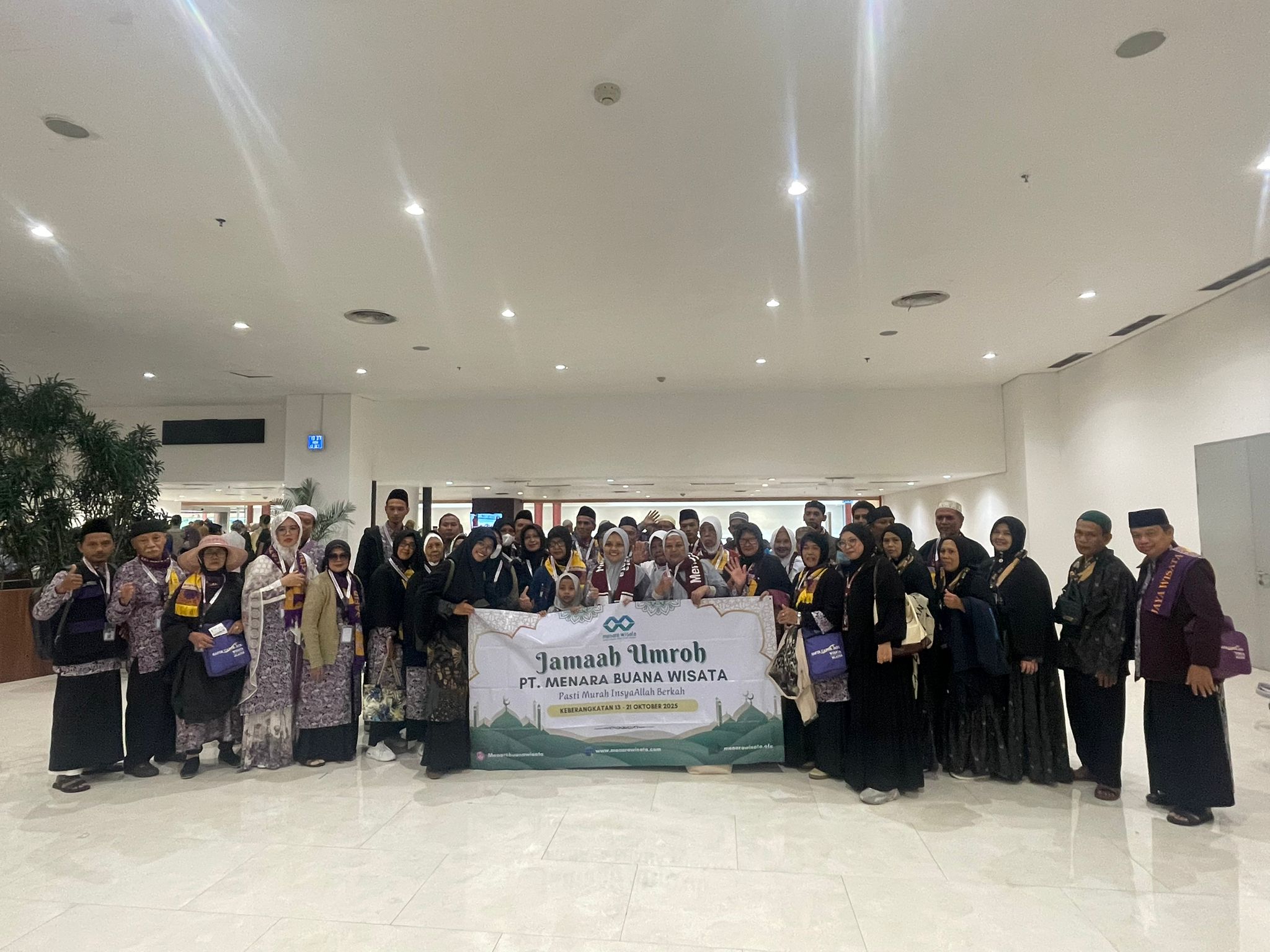 Keberangkatan Jamaah Umroh Bersama 9 Hari Kloter 13 & 15 Oktober 2025 